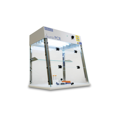 Cabina de PCR con luz UV, Modelo AURA PCR