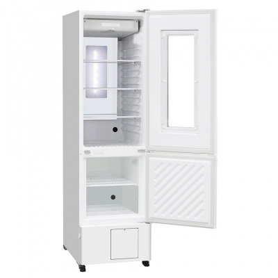 Refrigerador Farmacéutico con Freezer Phcbi, refrigerador: capacidad 179L, temperatura 2 a 14 C; freezer: capacidad 80L, temperatura -20 a -30 C