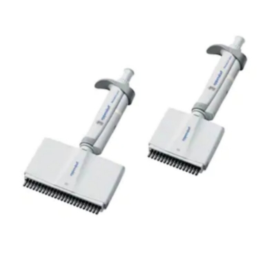 Pipeta Multicanal de volumen variable Eppendorf, Research plus, 1.0 - 20ul, blanco perlado