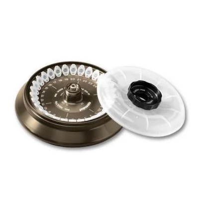 Rotor de ángulo fijo Eppendorf, Modelo F-45-30-11, con tapa