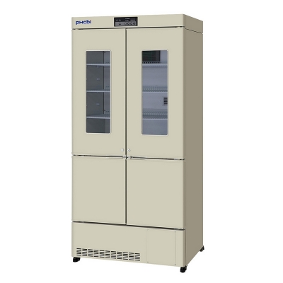 Refrigerador Farmacéutico con Freezer Phcbi, refrigerador: temperatura 2 a 14 C, capacidad 415L; freezer: temperatura -20 a -30 C, capacidad 176L