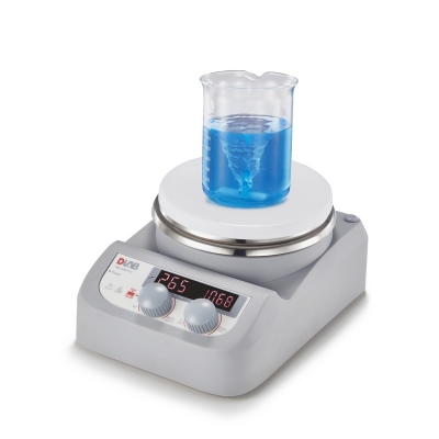 Agitador Magn&eacute;tico Digital con calentamiento  Dlab, doble LED, hasta 280 C