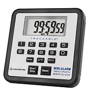 Temporizador de conteo ascendente / descendente trazable. con calibración